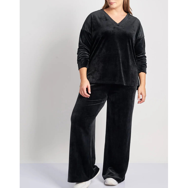 Product PARABITA Velvet Wide Leg Pants base image