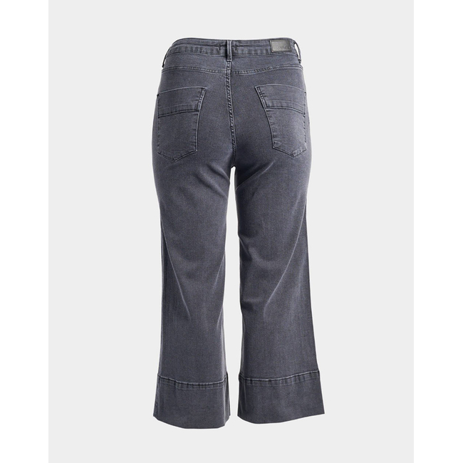 Product PARABITA Cropped wide leg jeans with seams base image