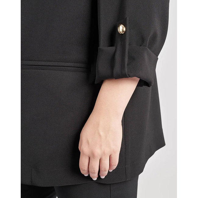 Product PARABITA Crepe jacket with rolled sleeves base image