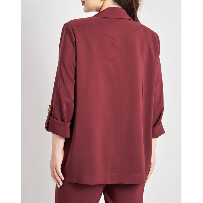Product PARABITA Crepe jacket with rolled sleeves base image