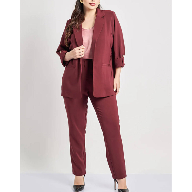 Product PARABITA Crepe jacket with rolled sleeves base image
