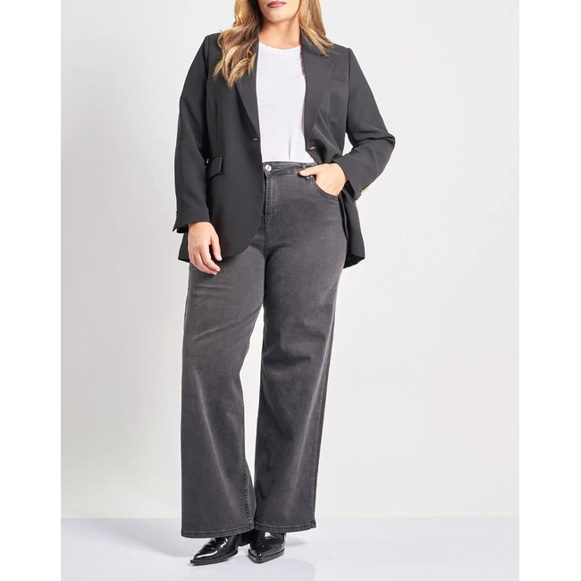 Product PARABITA Σακάκι tailored κρεπ μονόκουμπο base image