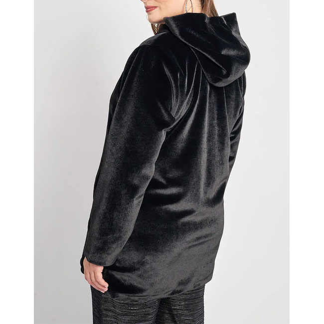 Product PARABITA Ζακέτα γούνινη με κουκούλα base image