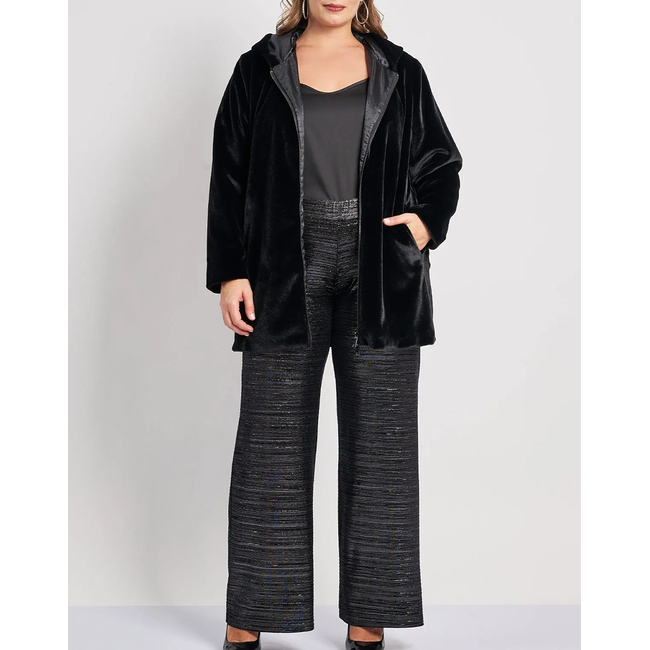 Product PARABITA Ζακέτα γούνινη με κουκούλα base image