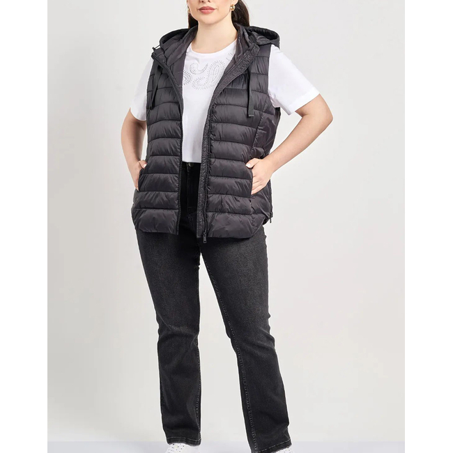 Product PARABITA Αμάνικο καπιτονέ μπουφάν με κουκούλα base image