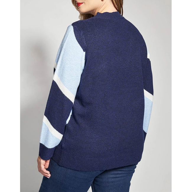 Product PARABITA Πλεκτή μπλούζα με 2χρωμία base image