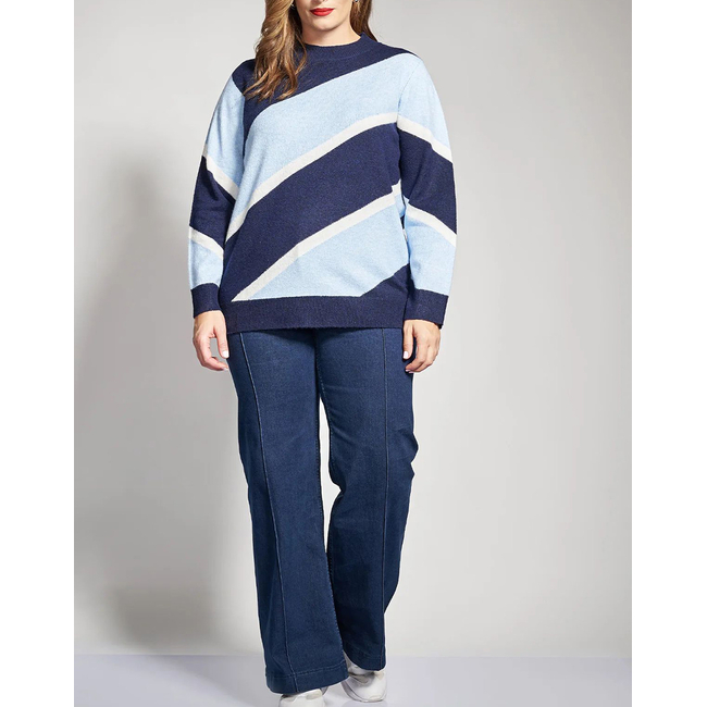 Product PARABITA Πλεκτή μπλούζα με 2χρωμία base image