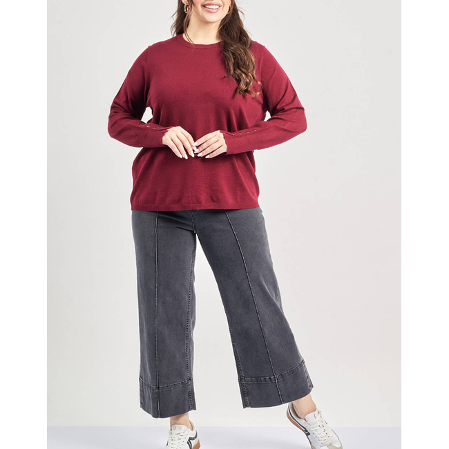 Product PARABITA knitted shirt with decorations on the sleeve base image