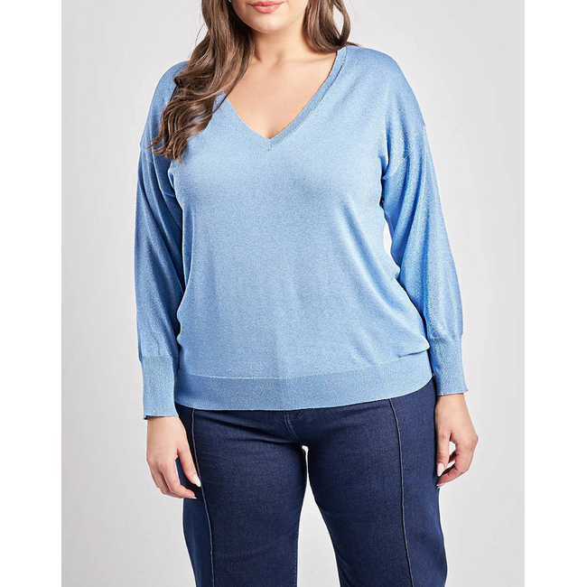 Product PARABITA Semi-sheer knitted blouse base image