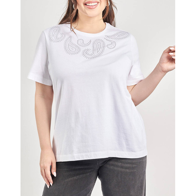 Product PARABITA T-shirt βαμβακερό με σχέδιο με τρουκς base image
