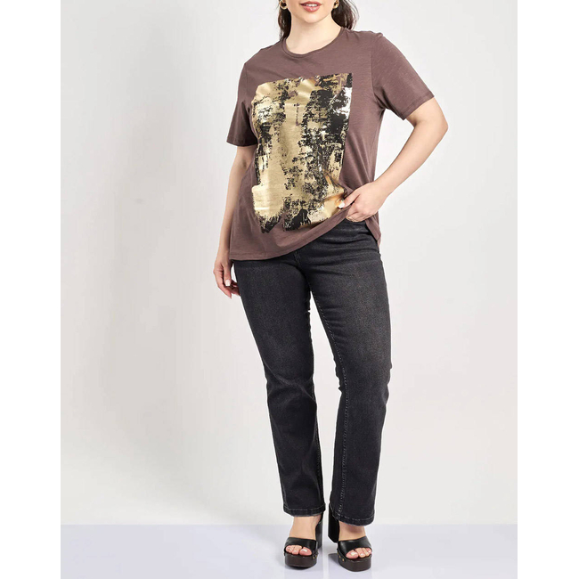Product PARABITA T-shirt βαμβακερό με στάμπα φόιλ base image