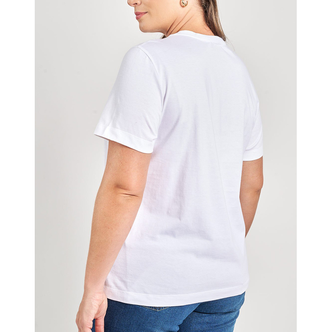 Product PARABITA T-shirt βαμβακερό με στάμπα γραμματόσημο φλοράλ base image