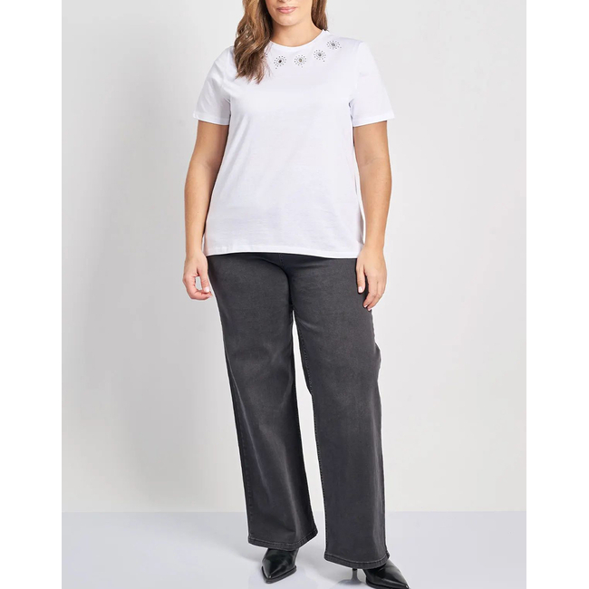 Product PARABITA T-shirt βαμβακερό με στρας base image