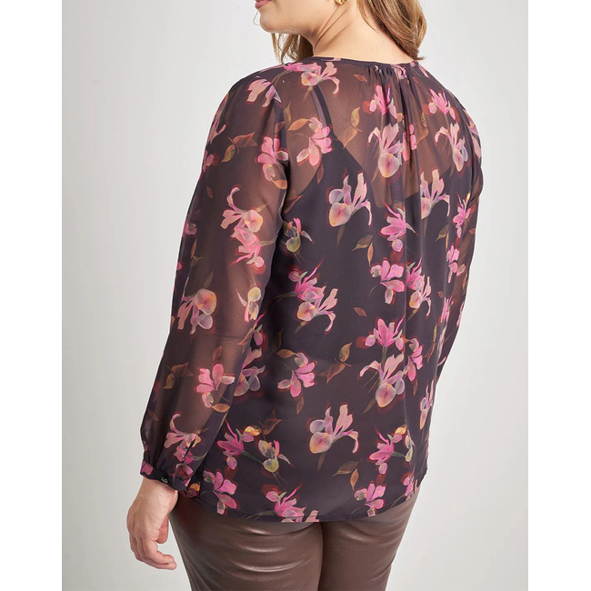 Product PARABITA Μπλούζα σιφόν εμπριμέ base image