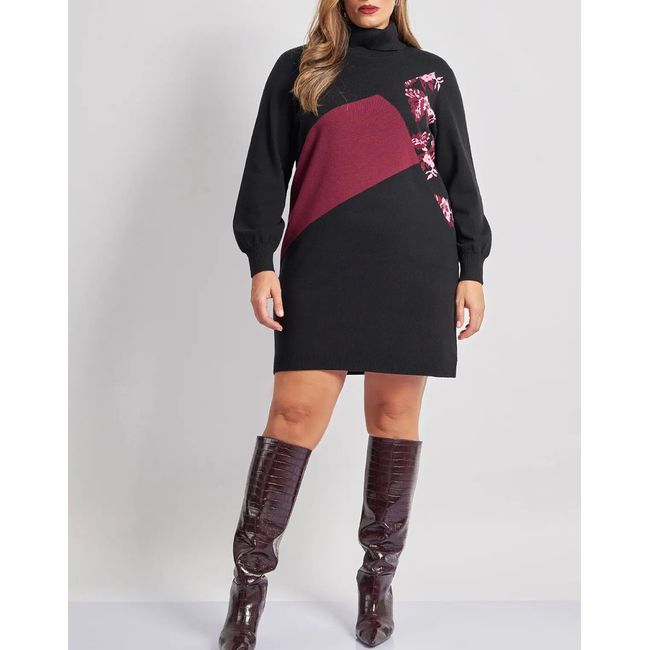 Product PARABITA Knitted midi rollneck dress base image