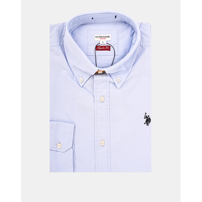 Product US POLO ASSN DIRK 000812 EH03 PACK OF 50 REGULAR FIT BUTTON DOWN ΠΟΥΚΑΜΙΣΟ ΑΝΔΡΙΚΟ base image