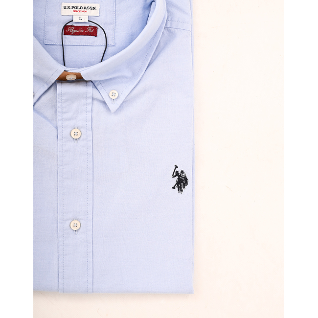 Product US POLO ASSN DIRK 000812 EH03 PACK OF 50 REGULAR FIT BUTTON DOWN ΠΟΥΚΑΜΙΣΟ ΑΝΔΡΙΚΟ base image