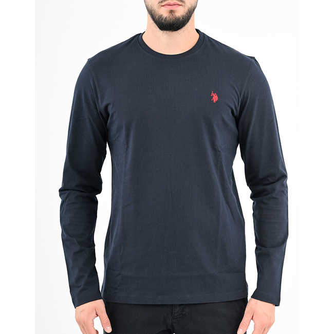 Product US POLO ASSN WILL 000398 EH03 BASIC T SHIRT LS ΜΠΛΟΥΖΑ ΑΝΔΡΙΚΟ base image