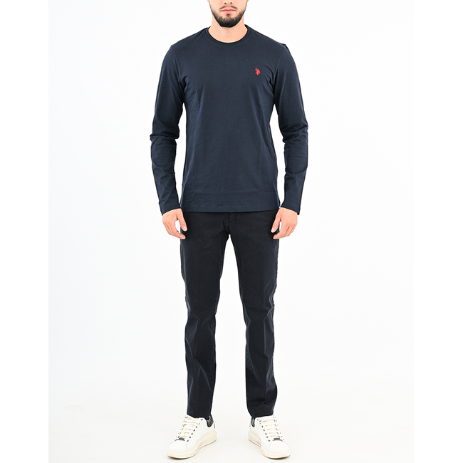 Product US POLO ASSN WILL 000398 EH03 BASIC T SHIRT LS ΜΠΛΟΥΖΑ ΑΝΔΡΙΚΟ base image