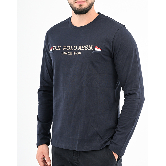 Product US POLO ASSN JOEL 001016 E63B T SHIRT LS ΜΠΛΟΥΖΑ ΑΝΔΡΙΚΟ base image
