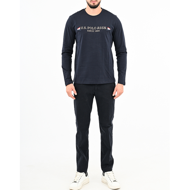 Product US POLO ASSN JOEL 001016 E63B T SHIRT LS ΜΠΛΟΥΖΑ ΑΝΔΡΙΚΟ base image