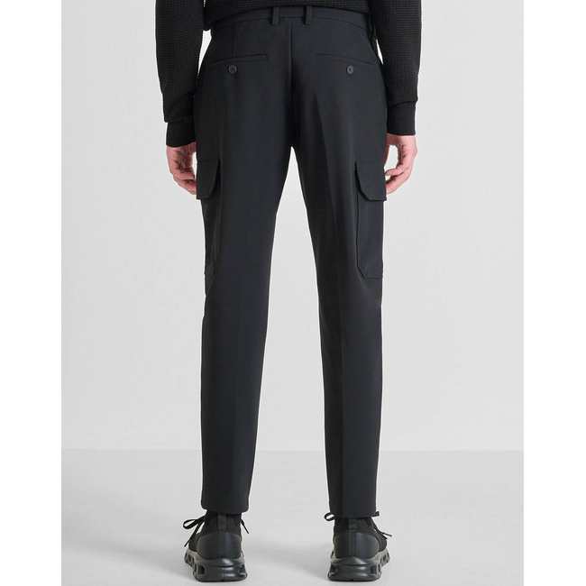 Product ANTONY MORATO MMTR00765FA600297 MIN OF 6 TROUSERS BJORN SKINNY FIT IN BI-STRETCH FABRIC TECHNO HANDFEEL WITH METAL BADGE MEN'S TROUSERS base image