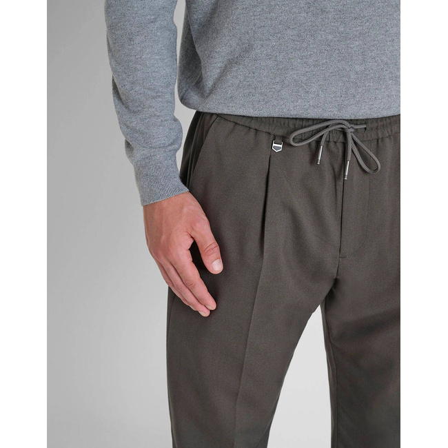 Product ANTONY MORATO MMTR00748FA600260 MIN OF 6 TROUSERS NEIL REGULAR FIT IN STRETCH VISCOSE BLEND FABRIC TWILL CONSTRUCTION MEN'S TROUSERS base image