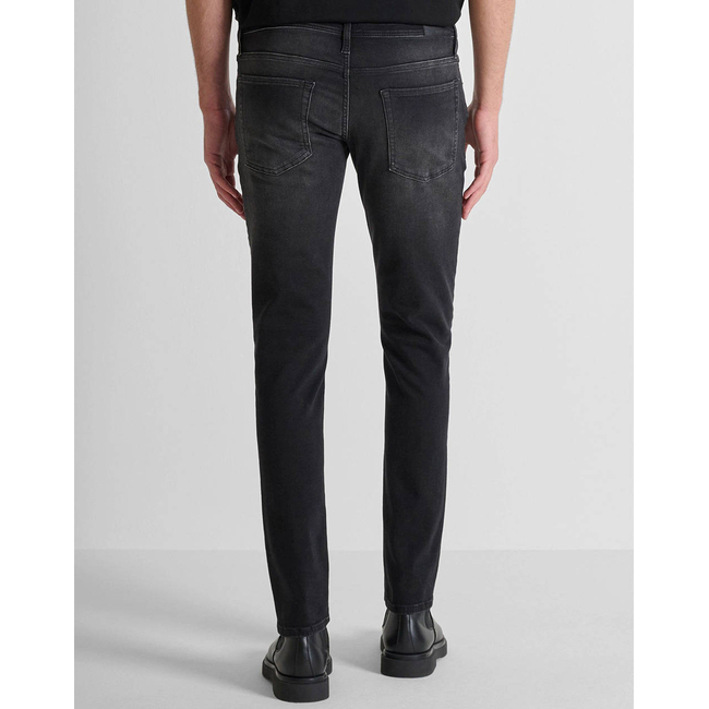 Product ANTONY MORATO MMDT00241FA7506121W02103 MIN OF 10 JEANS OZZY TAPERED FIT IN BLACK BLACK DENIM PANTS MEN'S base image