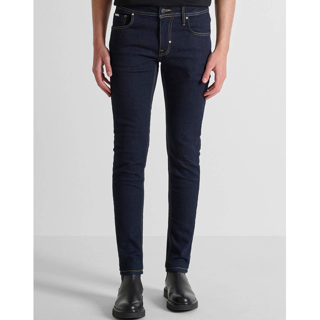 Product ANTONY MORATO MMDT00241FA7505111W01907 MIN OF 12 JEANS OZZY TAPERED FIT IN ICONIC BASIC BLUE DENIM ΠΑΝΤΕΛΟΝΙ ΑΝΔΡΙΚΟ base image