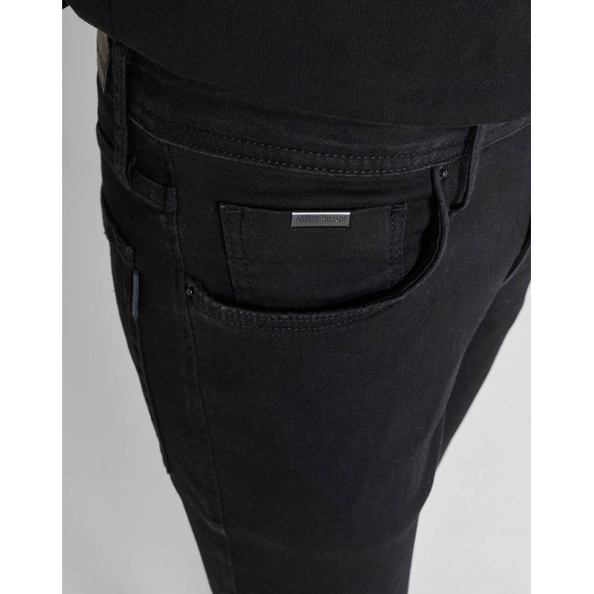 Product ANTONY MORATO MMDT00241FA7504111W01863 MIN OF 12 JEANS OZZY TAPERED FIT IN ICONIC BASIC BLACK STAY BLACK DENIM ΠΑΝΤΕΛΟΝΙ ΑΝΔΡΙΚΟ base image