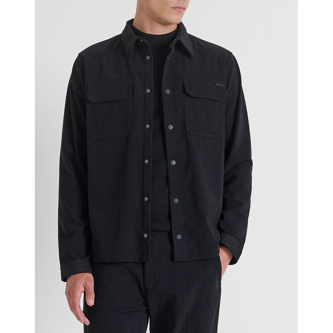 Product ANTONY MORATO MMSL00765FA300027 MIN OF 6 SHIRT REGULAR FIT IN CORDUROY FABRIC WITH LOGOED METAL BADGE ΜΠΛΟΥΖΑ ΑΝΔΡΙΚΟ base image