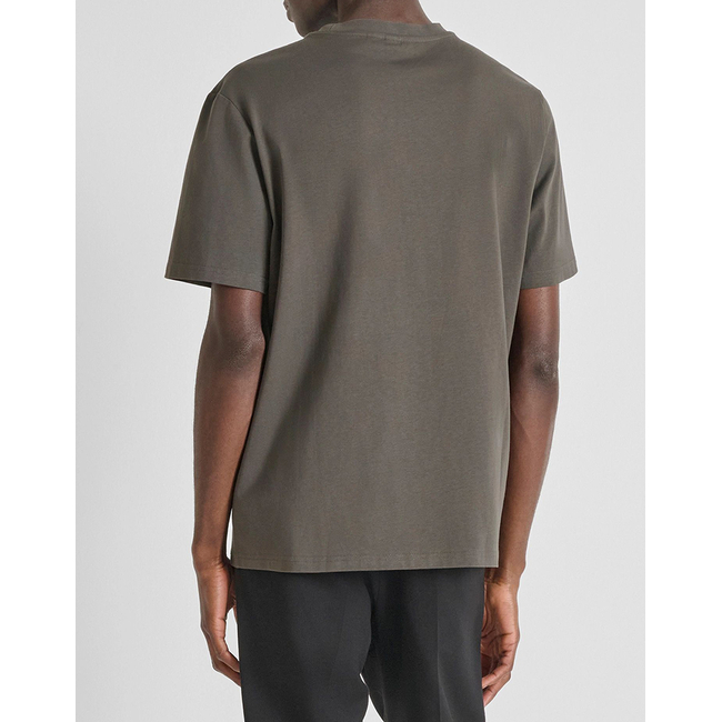 Product ANTONY MORATO MMKS02560FA100240 MIN OF 6 T-SHIRT RELAXED FIT IN JERSEY COTTON FABRIC WITH SPONGE EFFECT LOGO PRINT T-SHIRT MEN'S base image