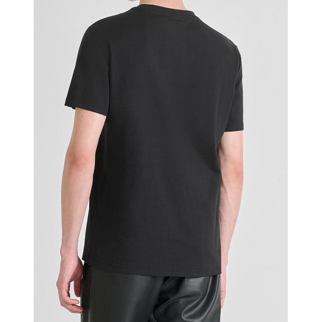 Product ANTONY MORATO MMKS02554FA100240 MIN OF 6 T-SHIRT REGULAR FIT IN JERSEY COTTON FABRIC WITH RUBBER AND FLOCK PRINT MEN'S T-SHIRT base image