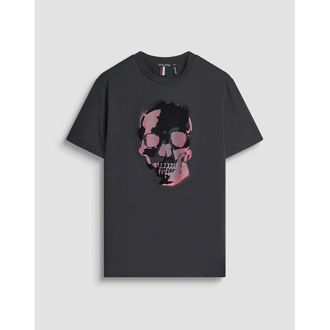 Product ANTONY MORATO MMKS02554FA100240 MIN OF 6 T-SHIRT REGULAR FIT IN JERSEY COTTON FABRIC WITH RUBBER AND FLOCK PRINT MEN'S T-SHIRT base image