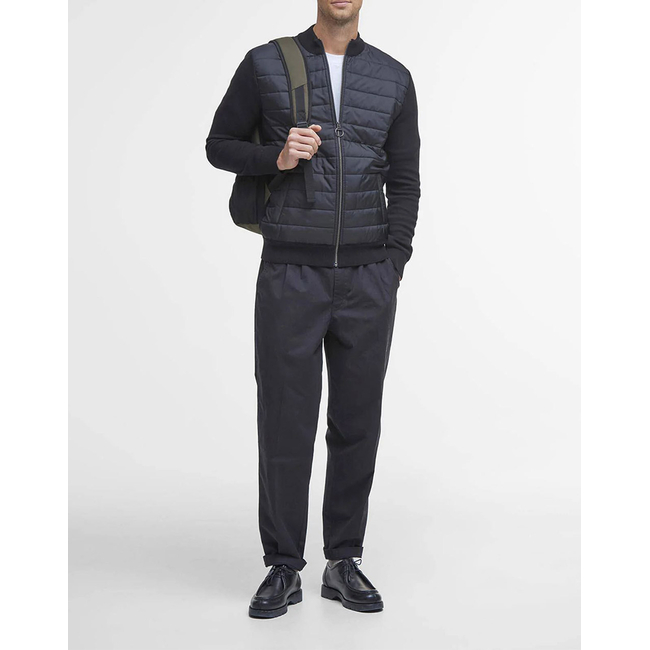 Product BARBOUR ESSENTIAL CARN BAFFLE ZIP THROUGH KNITTED JUMPER base image
