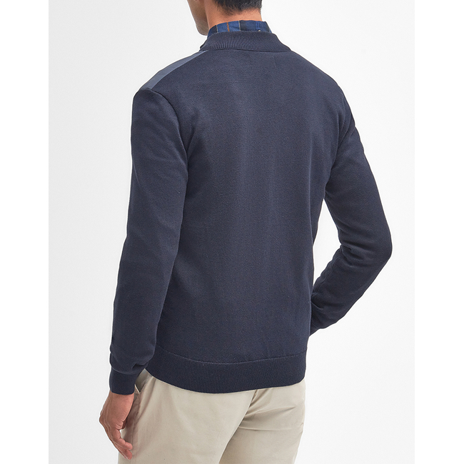 Product BARBOUR BARBOUR ESSENTIAL CARN BAFFLE ZIP THROUGH KNITTED JUMPER base image