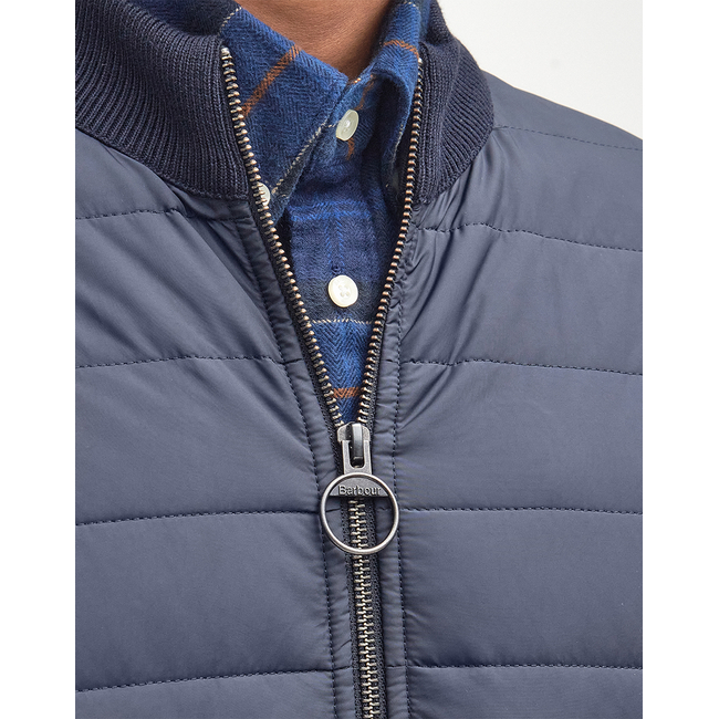 Product BARBOUR BARBOUR ESSENTIAL CARN BAFFLE ZIP THROUGH KNITTED JUMPER base image