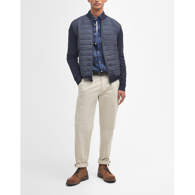 Product BARBOUR BARBOUR ESSENTIAL CARN BAFFLE ZIP THROUGH KNITTED JUMPER base image