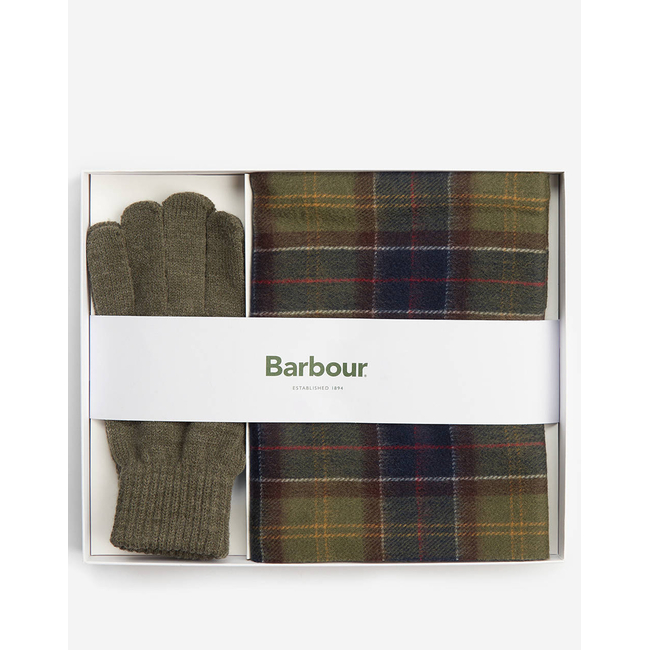 Product BARBOUR BARBOUR TARTAN SCARF & GLOVE GIFT SET base image