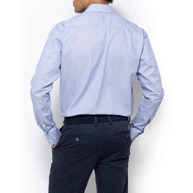 Product THE BOSTONIANS  SHIRT ACORN TWILL CUSTOM FIT Stripe TWILL Semi-rex Custom FIT base image
