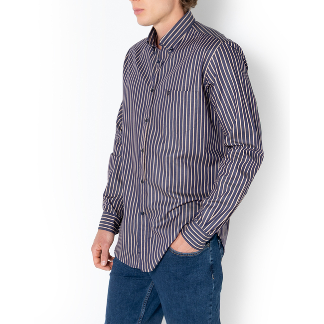 Product THE BOSTONIANS ΠΟΥΚΑΜΙΣΟ ACORN TWILL REGULAR FIT Stripe TWILL Button-down Regular FIT base image