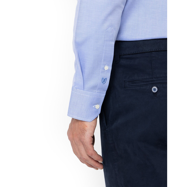 Product THE BOSTONIANS  ΠΟΥΚΑΜΙΣΟ TWILL CUSTOM FIT Plain TWILL Semi-rex Custom FIT base image