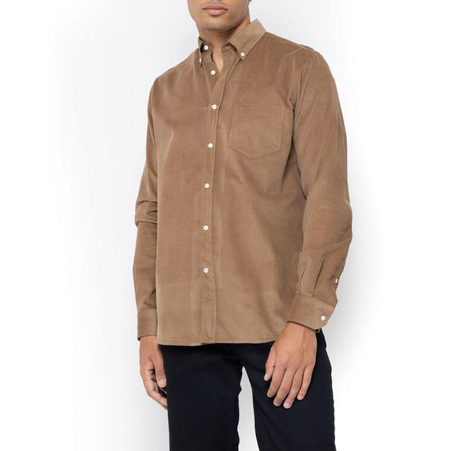 Product THE BOSTONIANS ΠΟΥΚΑΜΙΣΟ ΚΟΤΛΕ REGULAR FIT PLAIN CORDUROY Button-down Regular FIT base image