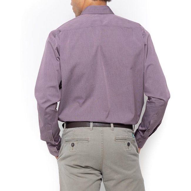 Product THE BOSTONIANS  ΠΟΥΚΑΜΙΣΟ ΠΟΠΛΙΝΑ CUSTOM FIT Plain POPLIN Semi-rex Custom FIT base image