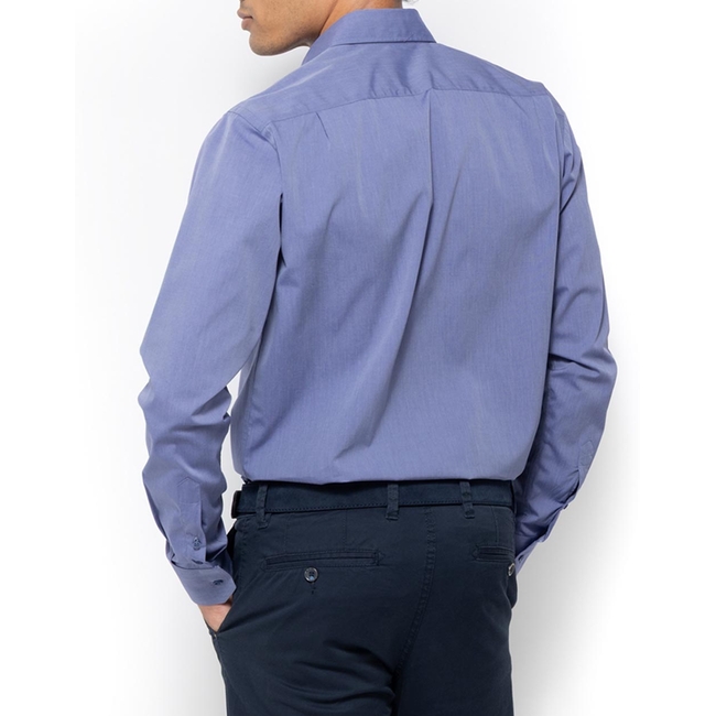 Product THE BOSTONIANS  ΠΟΥΚΑΜΙΣΟ ΠΟΠΛΙΝΑ CUSTOM FIT Plain POPLIN Semi-rex Custom FIT base image