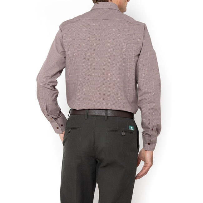 Product THE BOSTONIANS  ΠΟΥΚΑΜΙΣΟ CHARLES ΠΟΠΛΙΝΑ SLIM FIT Patterned POPLIN Classic Slim FIT base image