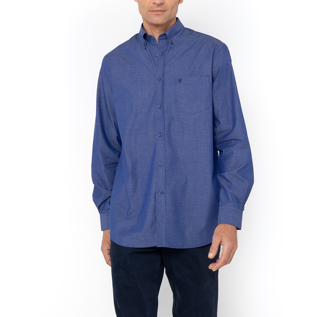 Product THE BOSTONIANS ΠΟΥΚΑΜΙΣΟ FIL A FIL REGULAR FIT Plain FIL A FIL Button-down Regular Fit base image