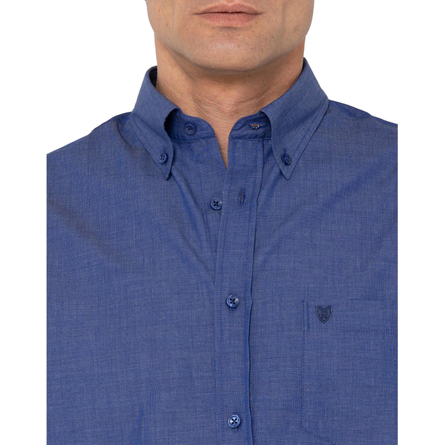 Product THE BOSTONIANS ΠΟΥΚΑΜΙΣΟ FIL A FIL REGULAR FIT Plain FIL A FIL Button-down Regular Fit base image