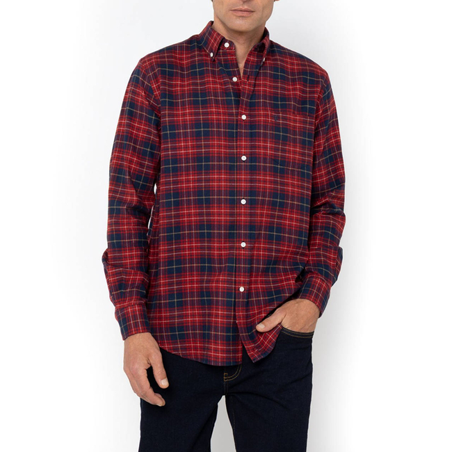 Product THE BOSTONIANS COPLEY FLANNEL REGULAR FIT SHIRT BigCheck FLANNEL Button-down Regular FIT base image