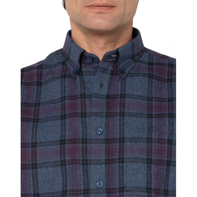 Product THE BOSTONIANS ΠΟΥΚΑΜΙΣΟ COPLEY FLANNEL REGULAR FIT BigCheck FLANNEL Button-down Regular FIT base image